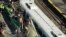 El accidente ocurrió en la línea Sarmiento de ferrocarril que une la estación Once, en el centro de Buenos Aires.