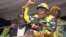 Zimbabwe President Emmerson Mnangagwa addresses ruling ZANU-PF party supporters in Zvimba, Robert Mugabe’s rural home, about 100 km southwest of Harare, Nov. 24, 2018. (C. Mavhunga/VOA)