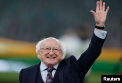 Rais wa Ireland Michael D. Higgins. Reuters/Jason Cairnduff