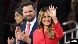 Bivša prva dama Melania Trump na republikanskoj potpredsjedničkoj konvenciji u Milwaukeeju.