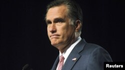 罗姆尼出国前夕在内华达会议上演讲