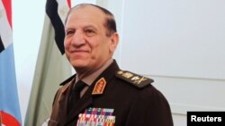 L'ancien chef d'état-major de l'armée égyptienne, Sami Anan, lors d'une réunion au Caire, Egypte, le 29 mars 2011.