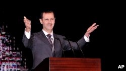 Публичное выступление Башара Асада в оперном театре Дамаска. Сирия, 6 января 2013 года