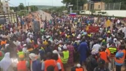 Manifestation de soutien aux militaires putschistes maliens