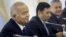 FILE - Uzbek President Islam Karimov is pictured during his meeting with U.S. Secretary of State John Kerry at the Palace of Forums in Samarkand, Uzbekistan, Nov. 1, 2015. 