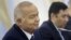 FILE - Uzbek President Islam Karimov is pictured during his meeting with U.S. Secretary of State John Kerry at the Palace of Forums in Samarkand, Uzbekistan, Nov. 1, 2015. 