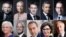 This combination of file photographs created on Dec. 23, 2024, shows some of the newly-appointed members of the cabinet of French Prime Minister Francois Bayrou (top left).