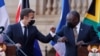 Macron in South Africa for Talks on COVID Vaccine 
