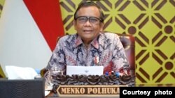 Menko Polhukam Mahfud MD menjelaskan tiga konflik di Papua, Papua Barat, dan Maluku baru-baru ini bukan konflik SARA (Courtesy: Kemenko Polhukam).