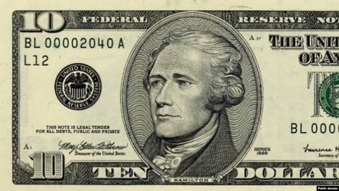 Hình ảnh mới sẽ thay thế Alexander Hamilton, Bộ trưởng Tài chính đầu tiên của Mỹ. Chân dung của ông Hamilton đã xuất hiện trên đồng 10 đôla kể từ cuối những năm 1920.