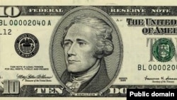 Alexander Hamilton's picture appears today on the ten dollar bill.