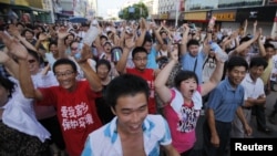 啟東市民眾抗議日資建廠排污