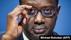 L'ancien patron de Credit Suisse Tidjane Thiam, le 7 février 2020 