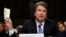 El candidato a la Corte Suprema Brett Kavanaugh durante una audiencia ante el Comité Judicial del Senado. 