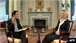Держсекретар Гілларі Клінтон дає інтерв’ю Перській службі Голосу Америки