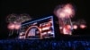 A fireworks display is seen during the "Salute to America" Independence Day celebration on the National Mall in Washington, DC, in the early morning hours of July 5, 2026.