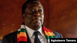 Shugaba Emmerson Mnangagwa wanda ya lashe zaben shugaban kasa