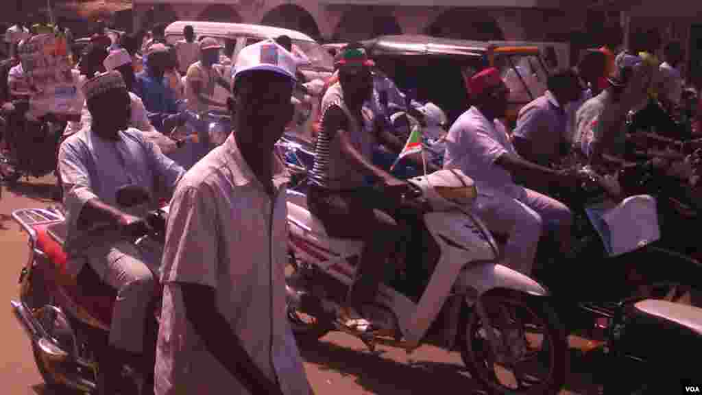 Janaral Buhari a Bauchi, Janairu 31, 2015.