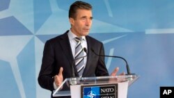 Sekjen NATO Anders Fogh Rasmussen mengecam langkah Rusia menganeksasi Krimea dari Ukraina (foto: dok). 