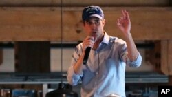 Kandidat presiden Demokrat, Beto O'Rourke, saat berkampanye di Colby-Sawyer College, New London, New Hampshire, 10 Mei 2019. (Foto: dok).