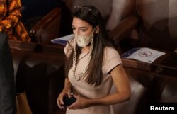 FILE - U.S. Rep. Alexandria Ocasio-Cortez, D-N.Y.