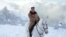 North Korean leader Kim Jong Un rides a horse during snowfall in Mount Paektu in this image released by North Korea's Korean Central News Agency (KCNA) on October 16, 2019.
