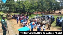 Manifestations à Beni, Nord-Kivu, RDC, 21 mai 2020. (Twitter/LUCHA RDC)