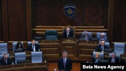 Hašim Tači u Skupštini Kosova govori o dijalogu sa Srbijom 