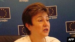 Ủy viên đặc trách cứu trợ và đối phó với khủng hoảng của EU Kristalina Georgieva