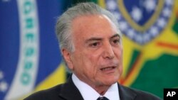 El presidente de Estados Unidos mantuvo una conversación telefónica con su homologo brasileño Michel Temer.