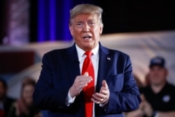 President Donald Trump takes part in a FOX News Channel Town Hall, in Scranton, Pa., March 5, 2020.