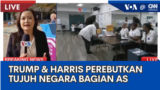 Laporan VOA untuk CNN Indonesia: Trump & Harris Perebutkan 7 Negara Bagian Amerika Serikat