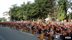 Perayaan Hari Tari Dunia di Solo, 29 April 2016 (Foto: VOA/Yudha)