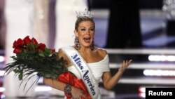 Mallory Hagan de 23 años, fue la ganadora del concurso de Miss América realizado en Las Vegas, la noche del 12 de enero.