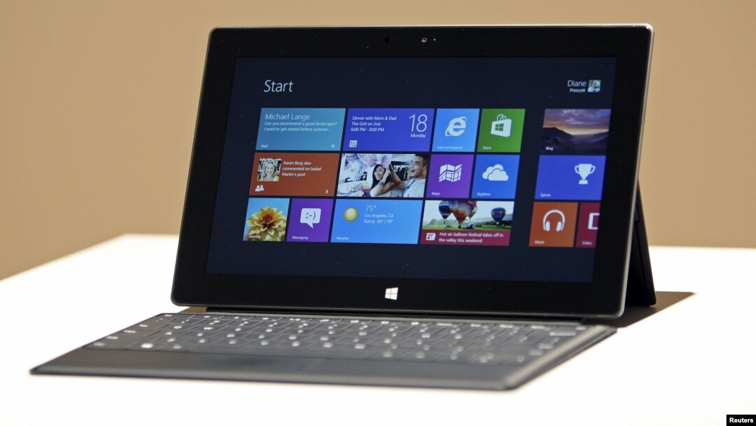Máy tính dạng bảng Surface của Microsoft sắp được tung ra thị trướng
