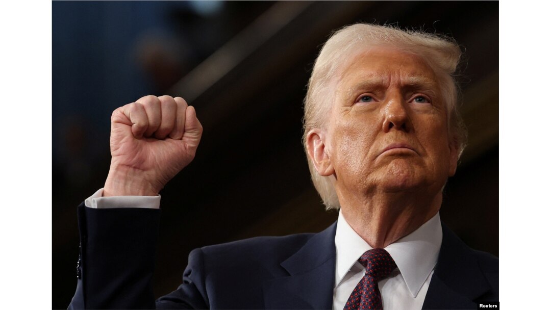 Američki predsjednik Donald Trump se obraća Kongresu.