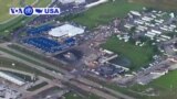 VOA60 America - Tornadoes Rake 2 Oklahoma Cities, Killing 2 and Injuring 29