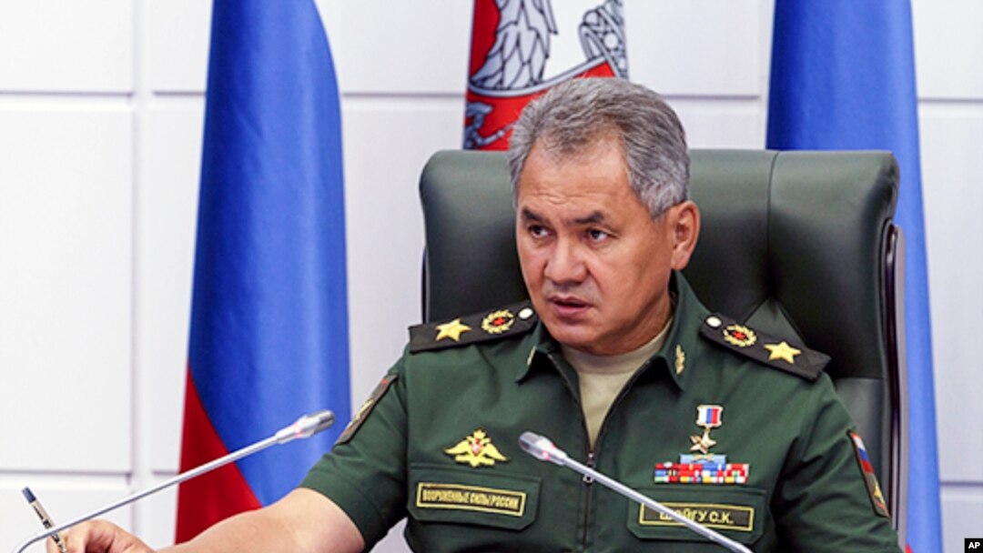 Menteri Pertahanan Rusia Sergei Shoigu di Moskow, 28 Juli 2016. (Foto: dok). 