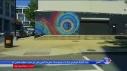 یک نقاش هنرمند به واشنگتن پایتخت آمریکا به منزله یک بوم نقاشی نگاه می‌کند