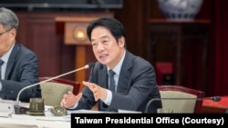 台湾总统赖清德2026年4月21日世界地球日来临前会见环保团体。