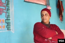 Yousra, a Syrian refugee from Damascus, says despite increasing harassment, she believes Lebanese people should continue to demonstrate for basic rights, , in the Bekkaa Valley, Lebanon, Nov. 30, 2019. (Heather Murdock/VOA)