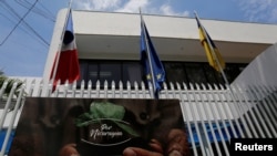 Una vista de la fachada de la delegación de la Unión Europea en Managua, Nicaragua, el 28 de septiembre de 2022. REUTERS/Maynor Valenzuela