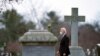 FILE - Then U.S. President-elect Joe Biden departs the St. Joseph on the Brandywine Catholic Church in Wilmington, Delaware, Jan. 16, 2021.