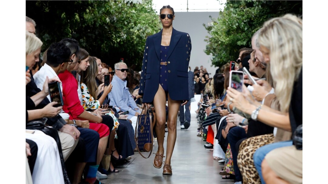 The Michael Kors collection is modeled during Fashion Week in New York, Sept. 11, 2019.