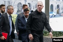 FILE—Israeli Defense Minister Yoav Gallant arrives for a meeting with U.S. Secretary of State Antony Blinken at the State Department in Washington, U.S., March 25, 2024.