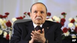 FILE - Algerian President Abdelaziz Bouteflika ordered the prosecutor in the Ghardaia region to follow all lawbreakers "with diligence and severity,'' a statement from his office said.