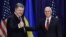 Майк Пенс и Петро Порошенко 