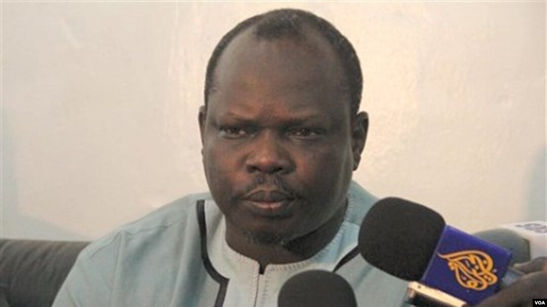 Pagan Amum, ketua tim negosiasi perdamaian Sudan Selatan (foto: dok).