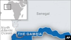 Map of Gambia