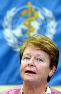 FILE - Gro Harlem Brundtland is a former prime minister of Norway and a former head of the World Health Organization.